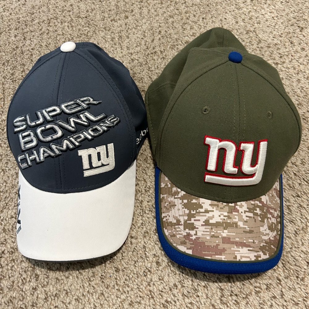 NY Giants hats